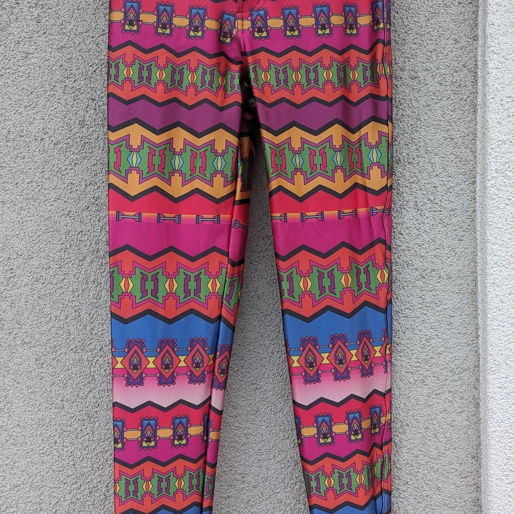 American Apparel Skinny Disco Peter Max Pants M